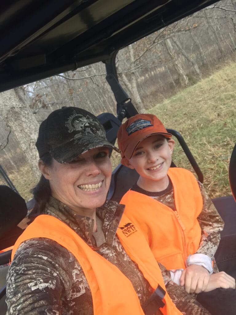 Ben and Grandma ready to hunt