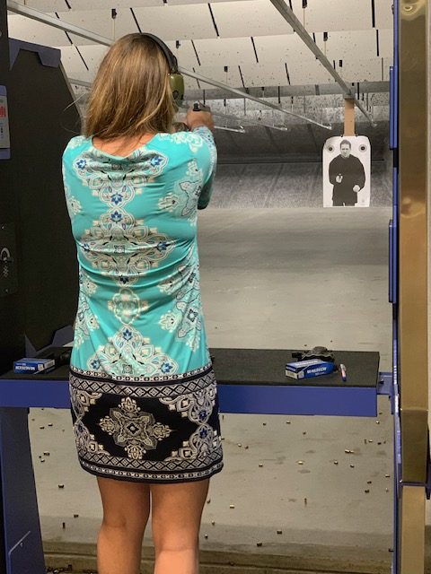 Caroline Training in professional attire