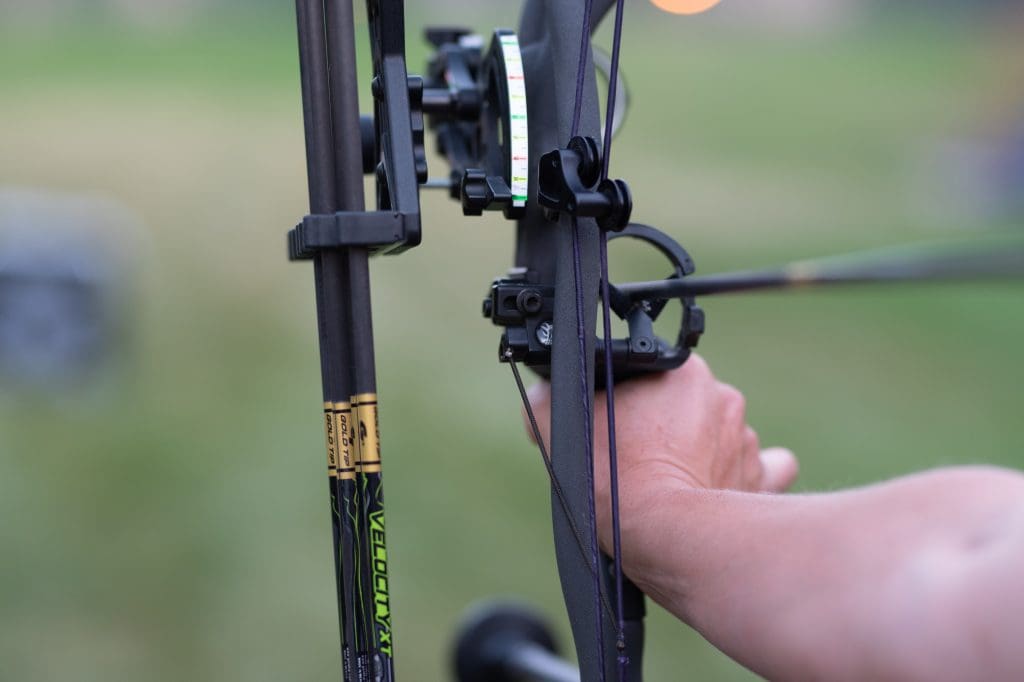 bow and arrow in archery 