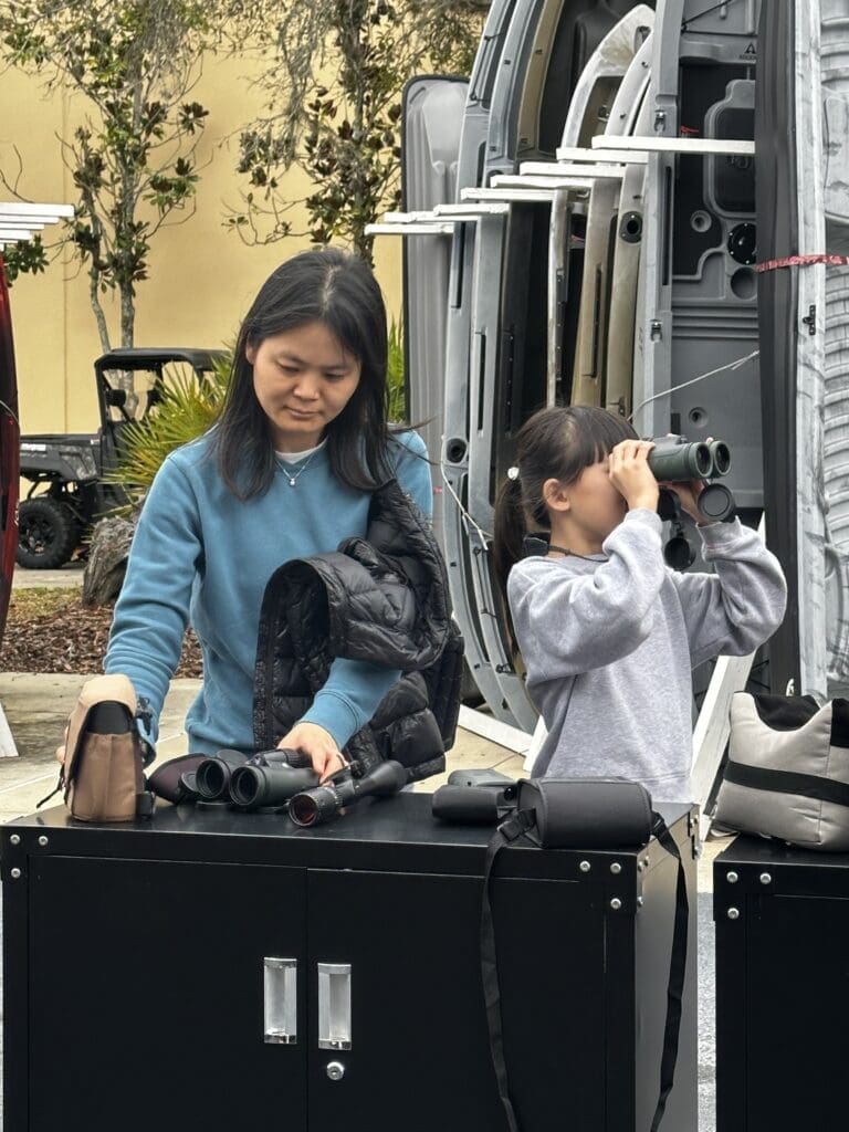 binos at Shoot Like A Girl